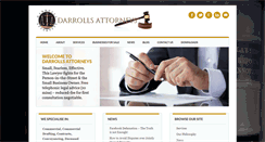 Desktop Screenshot of darroll-law.com